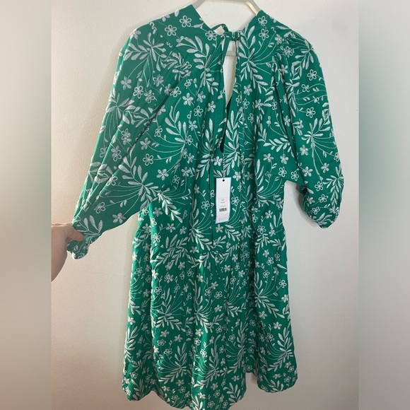 NWT Draper James|| Terrie Tie Back mini Dress in Embroidered Floral.Size 1X.Boho - Picture 8 of 11